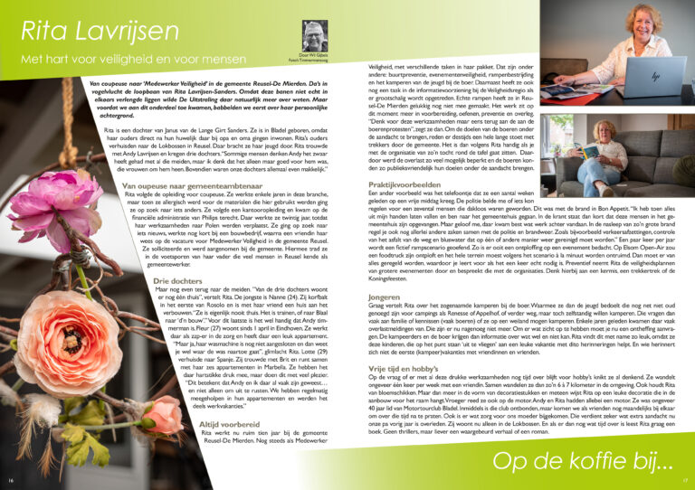 Op de koffie bij... Rita Lavrijsen