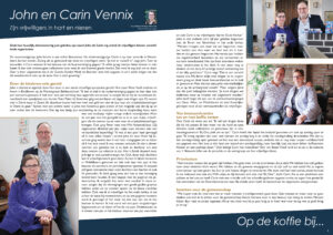 Op de koffie bij John en Carin Vennix