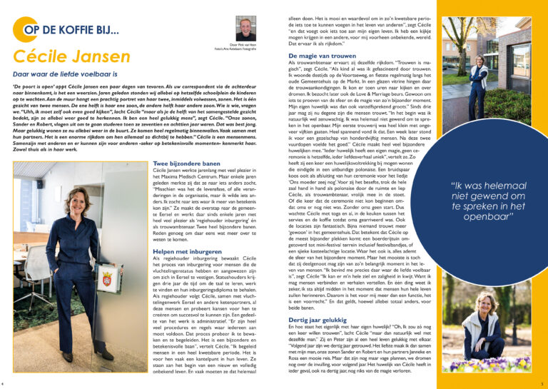 Op de koffie bij Cecile Jansen