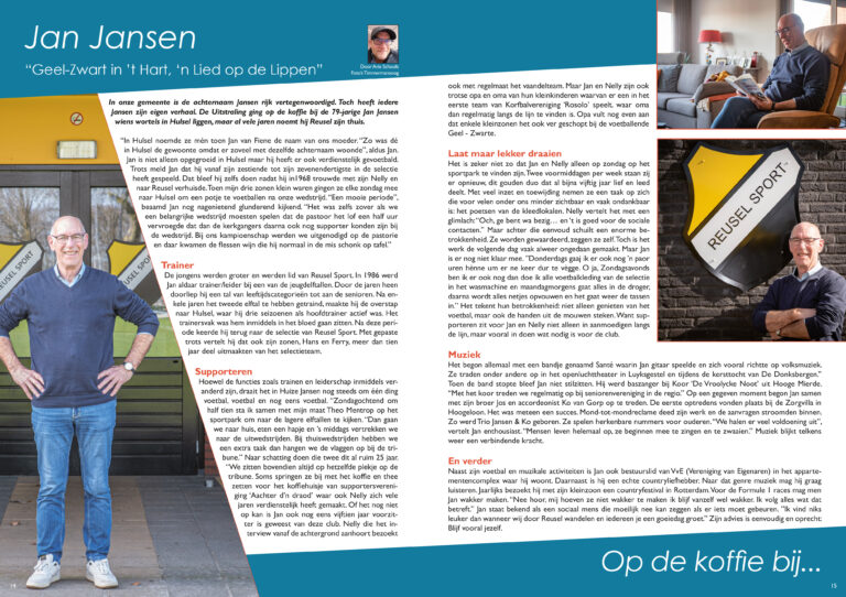 Op de koffie bij Marianne de Jong