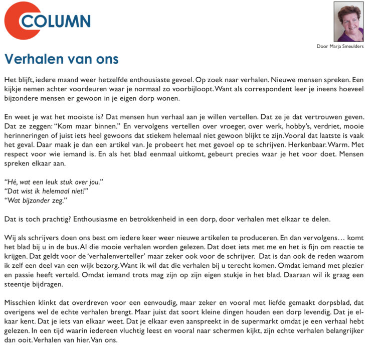Verhalen van ons