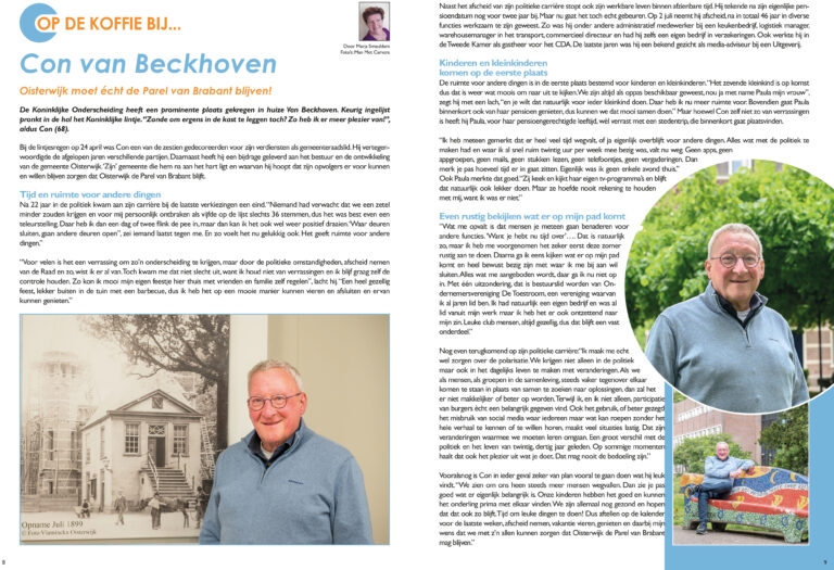 Op de koffie bij Con van Beckhoven