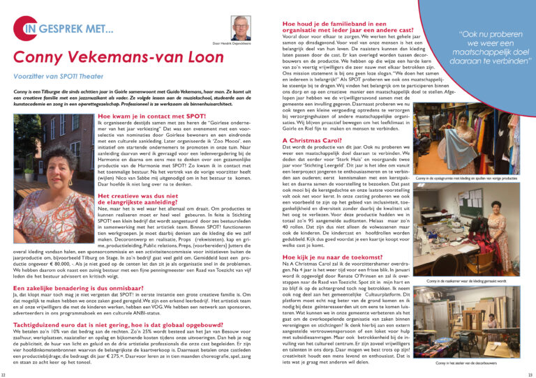 In gesprek met Conny Vekemans-van Loon