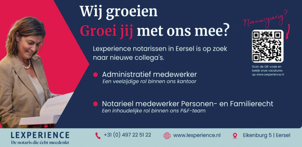 Wij groeien Groei jij met ons mee