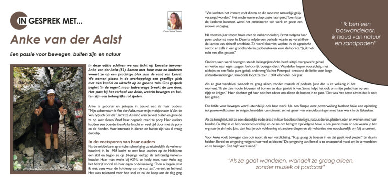 In gesprek met Anke van der Aalst